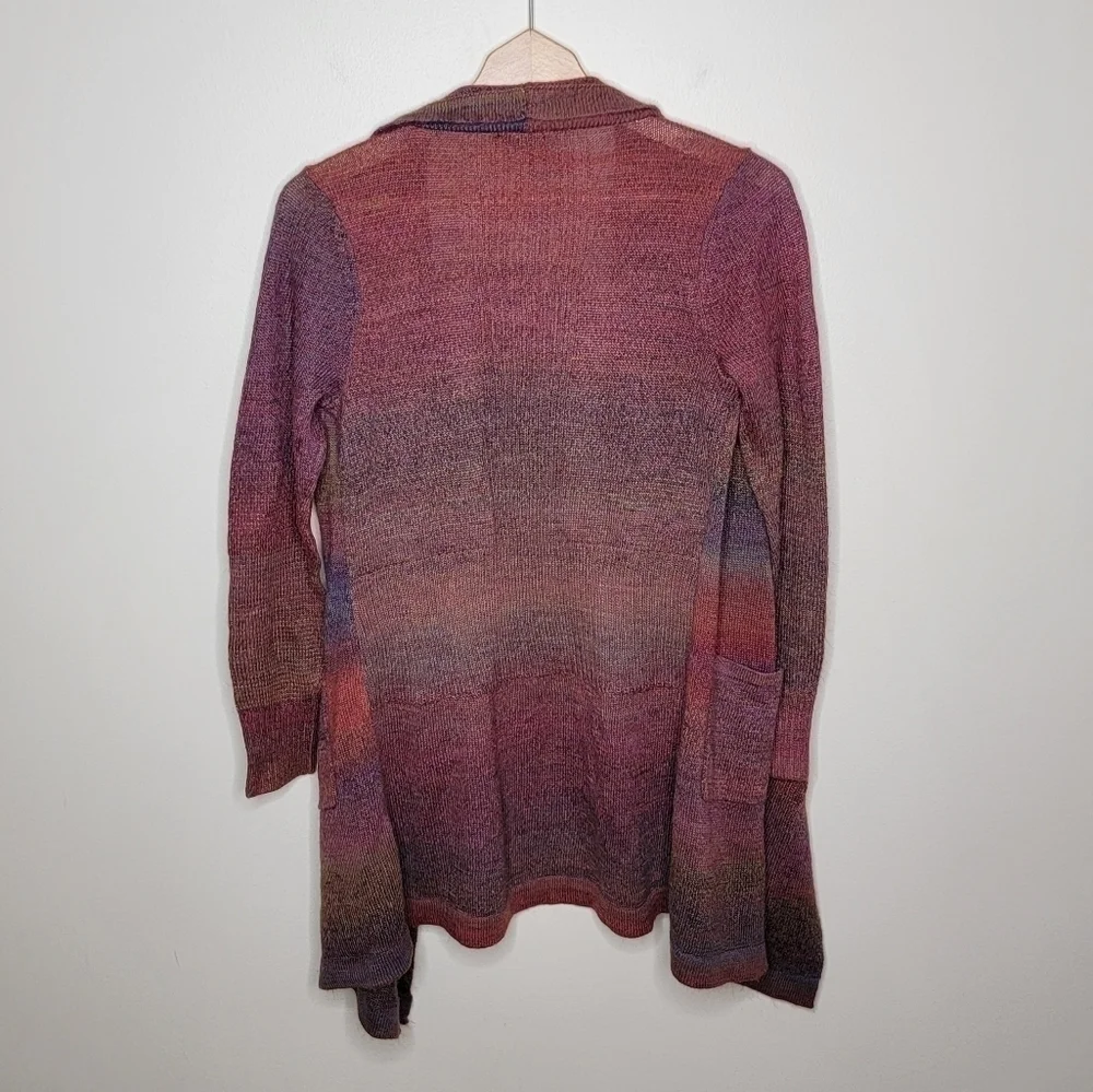 Christopher & Banks | Petite Draped Open Front Cardigan Sweater